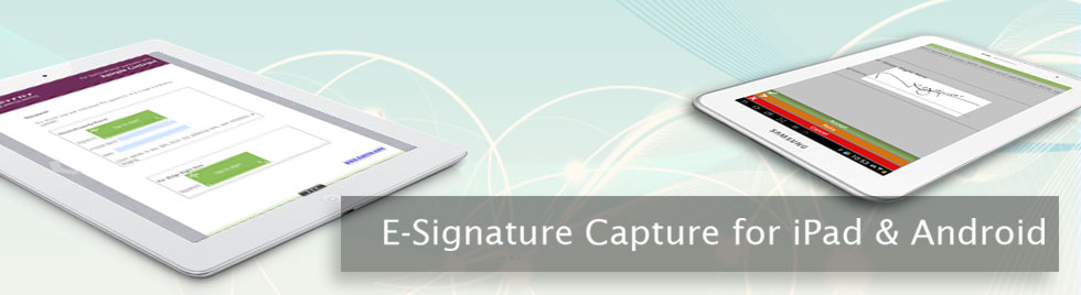 e-signature capture for iPad and android
