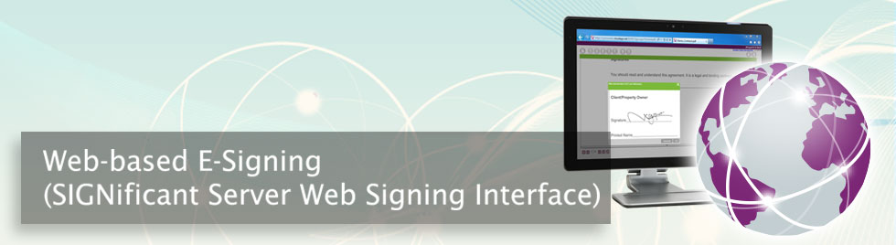 web based e-signing