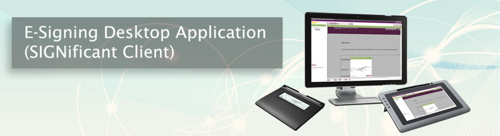 e-signing desktop application