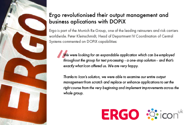 DOPiX Helped Ergo Revolutionise their Output Management and Business Applications